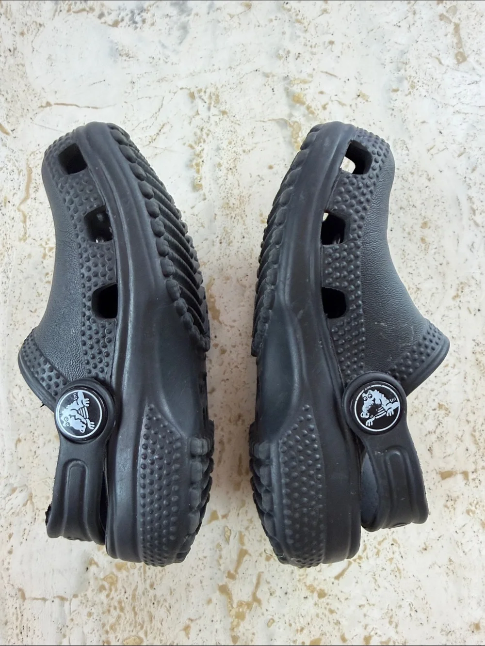 Crocs Classic Black Clogs Toddler Baby Unisex Slip On Shoes Size 6